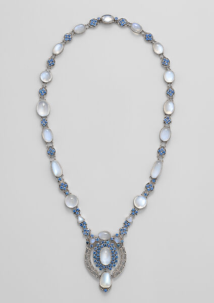 Designed by Louis C. Tiffany, Necklace with Pendant, American