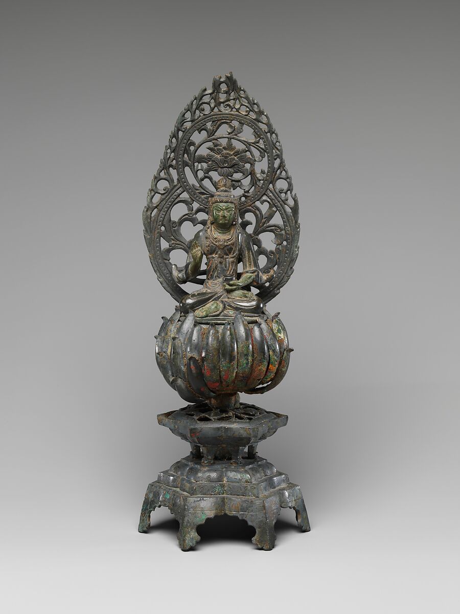 Bodhisattva, Leaded bronze; lost-wax cast, China 