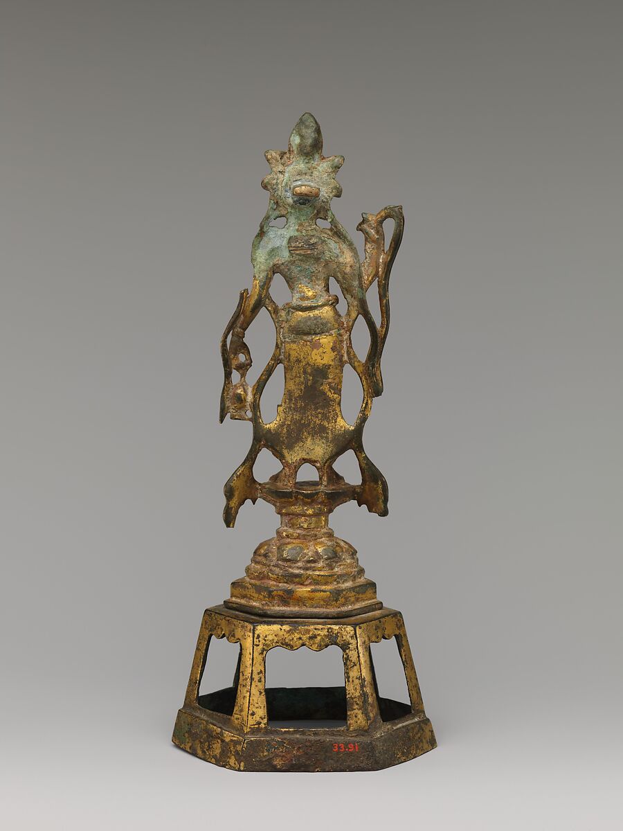 Bodhisattva Avalokiteshvara (Guanyin), Gilt bronze, China