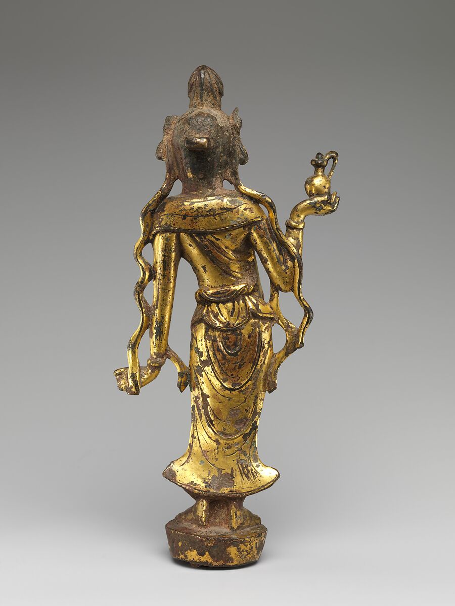 Bodhisattva Avalokiteshvara (Guanyin), Gilt bronze, China