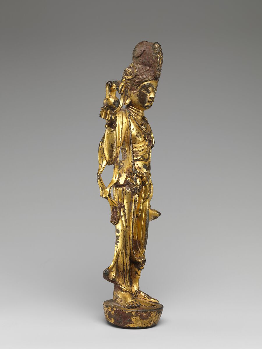 Bodhisattva Avalokiteshvara (Guanyin), Gilt bronze, China