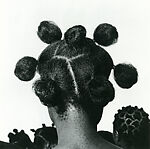 Untitled (Mkpuk Eba), J.D. &#39;Okhai Ojeikere (Nigerian, 1930–2014), Gelatin silver print, 2009