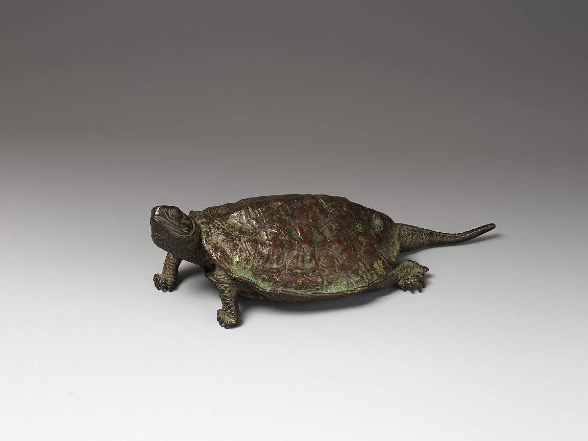 Turtle, Copper alloy, Japan