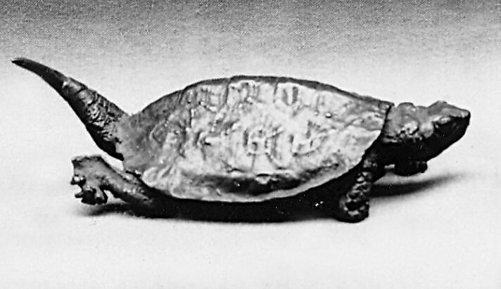Ornament in the Form of a Tortoise, Bronze, Japan 