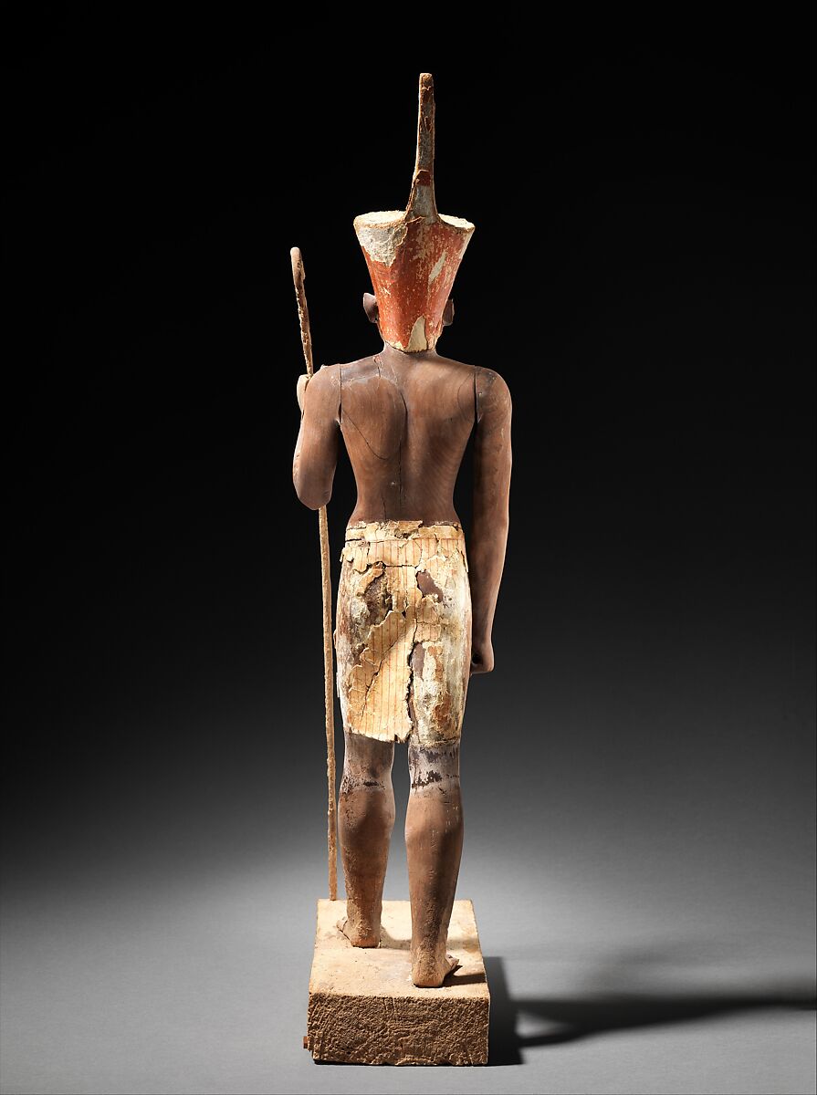 Guardian Figure, Cedar wood, plaster, paint