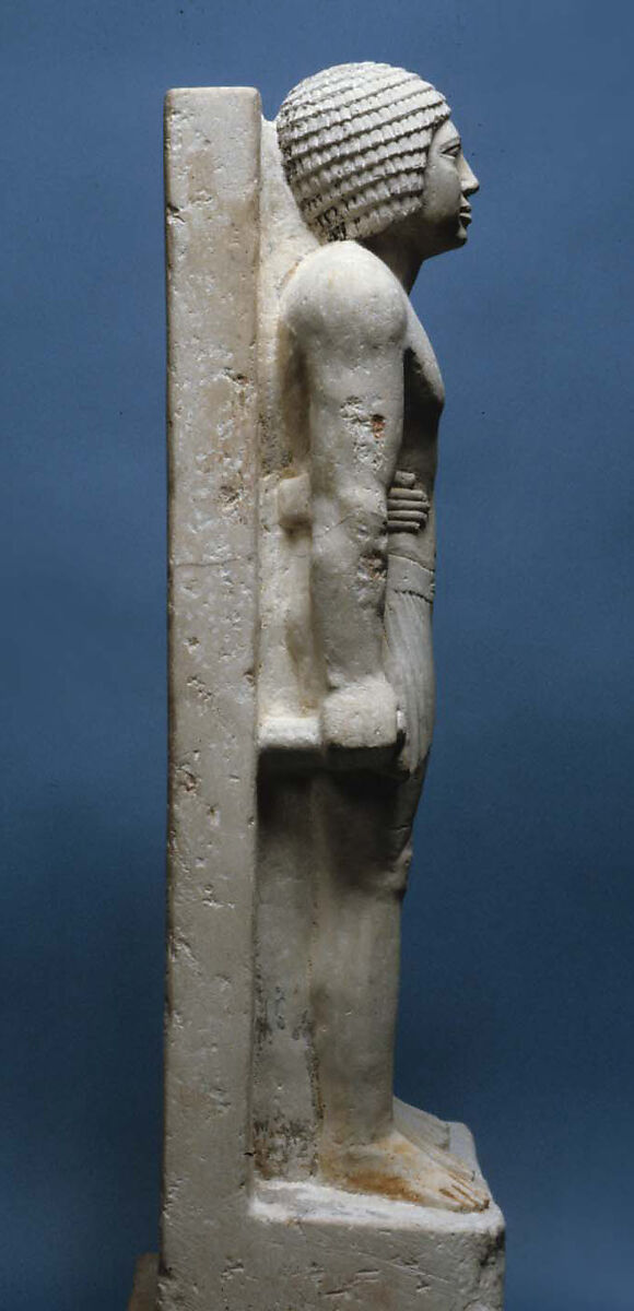 The King's Acquaintances Memi and Sabu, Limestone, paint