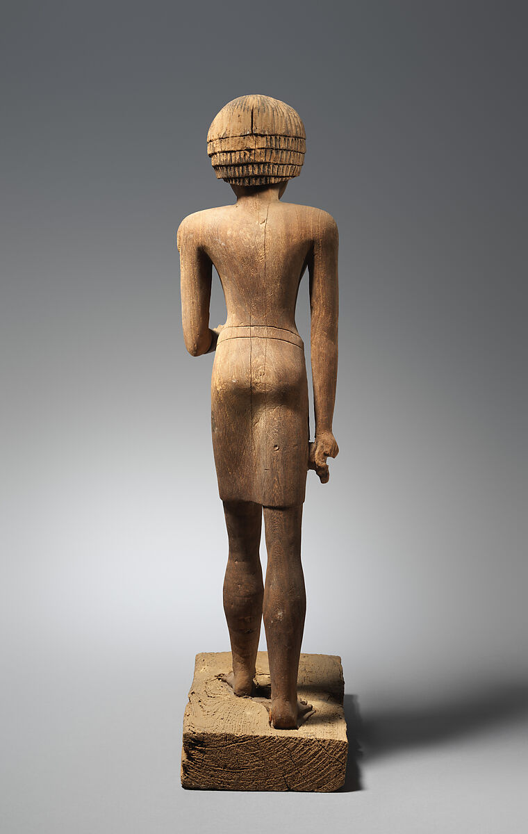 Statue of Tjeteti as a young man, Wood