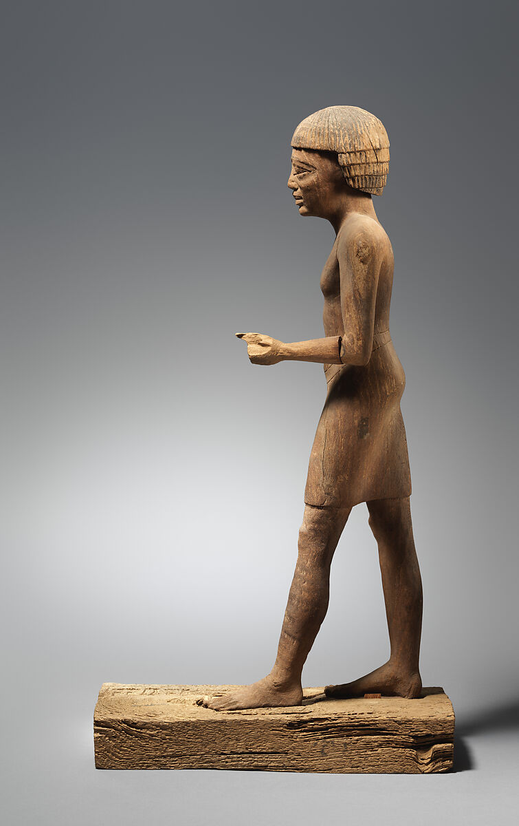 Statue of Tjeteti as a young man, Wood