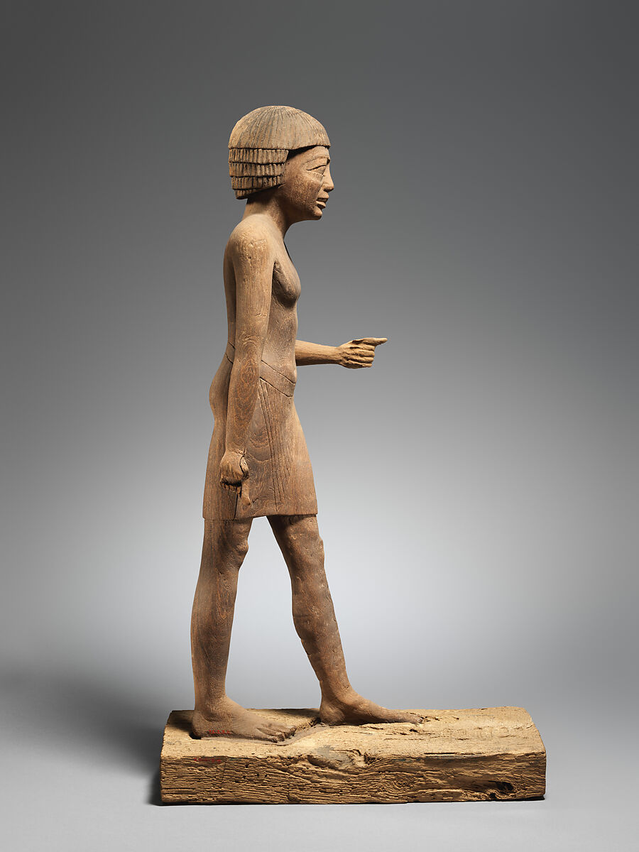 Statue of Tjeteti as a young man, Wood