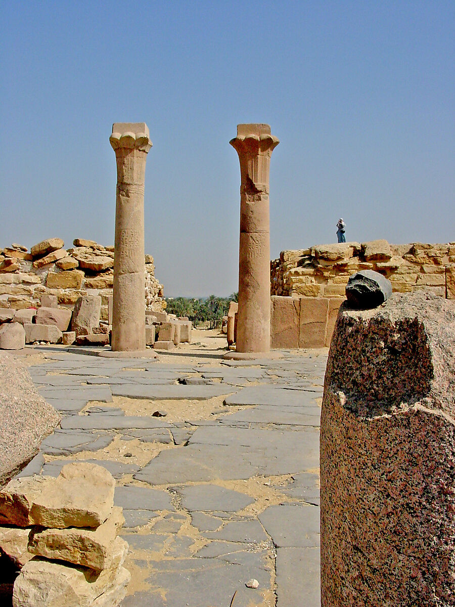 Palm Column of Sahure, Granite