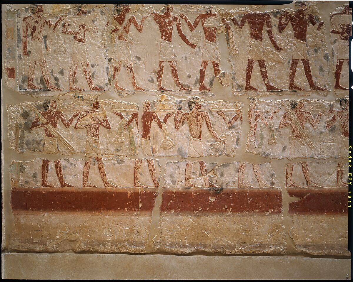 Mastaba Tomb of Perneb, Limestone, paint