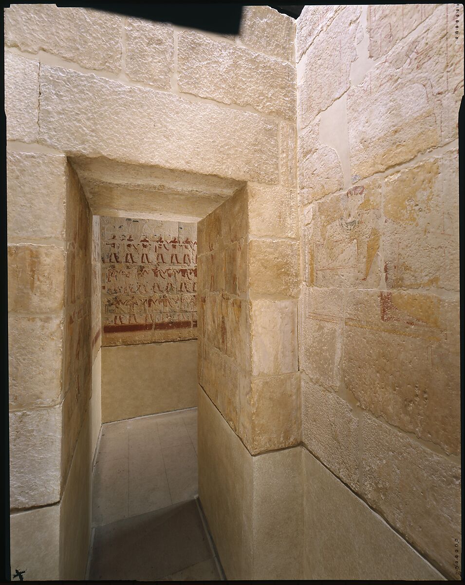 Mastaba Tomb of Perneb, Limestone, paint