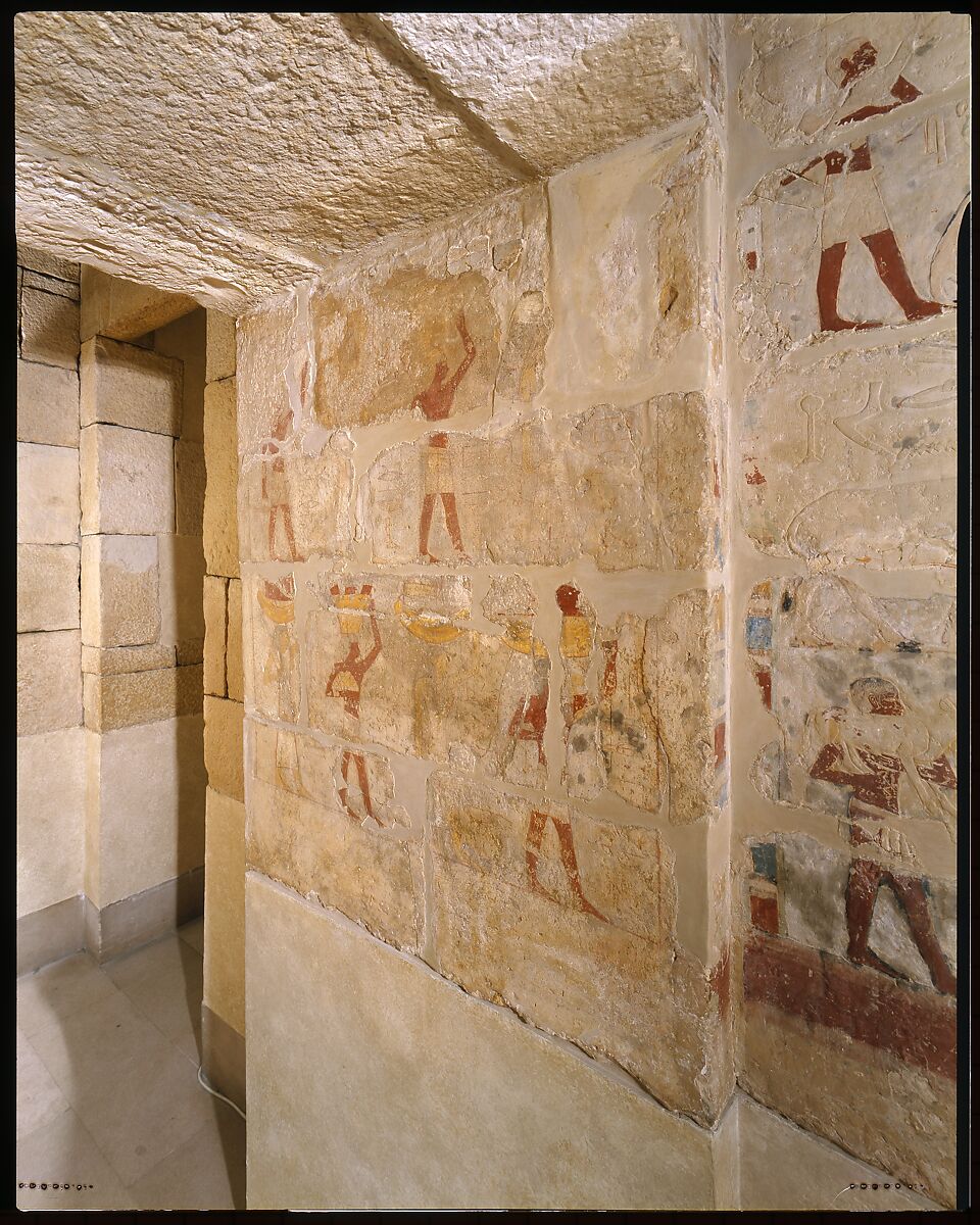 Mastaba Tomb of Perneb, Limestone, paint
