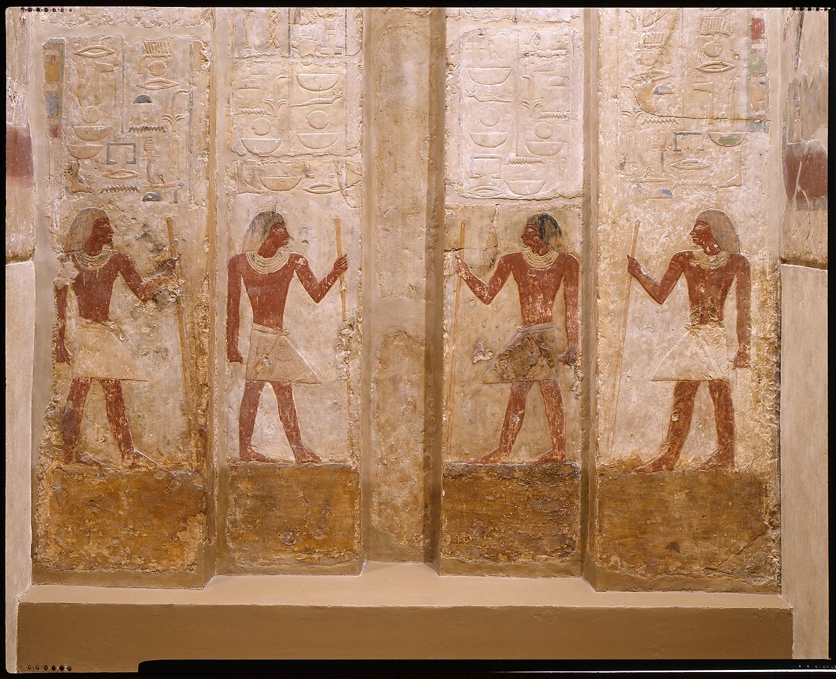 Mastaba Tomb of Perneb, Limestone, paint