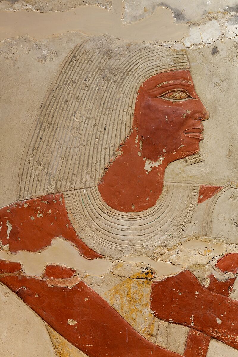 Mastaba Tomb of Perneb, Limestone, paint