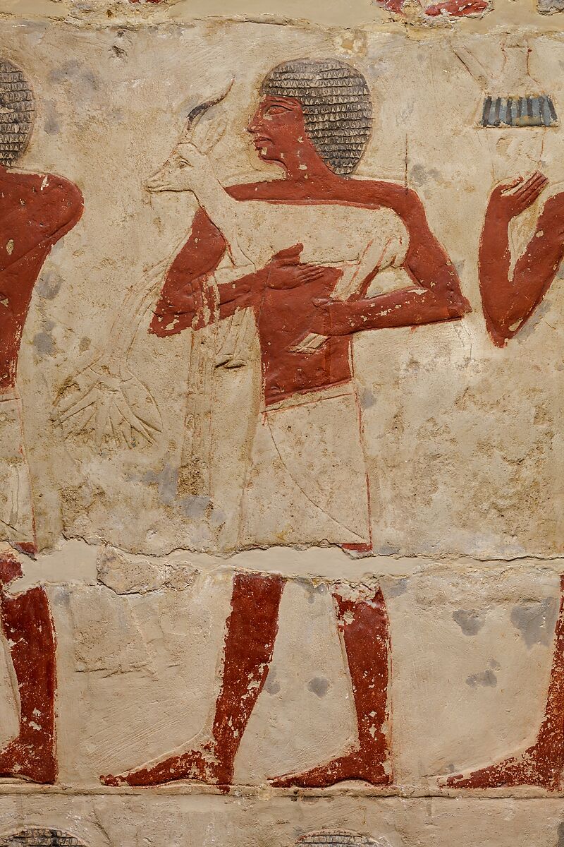Mastaba Tomb of Perneb, Limestone, paint