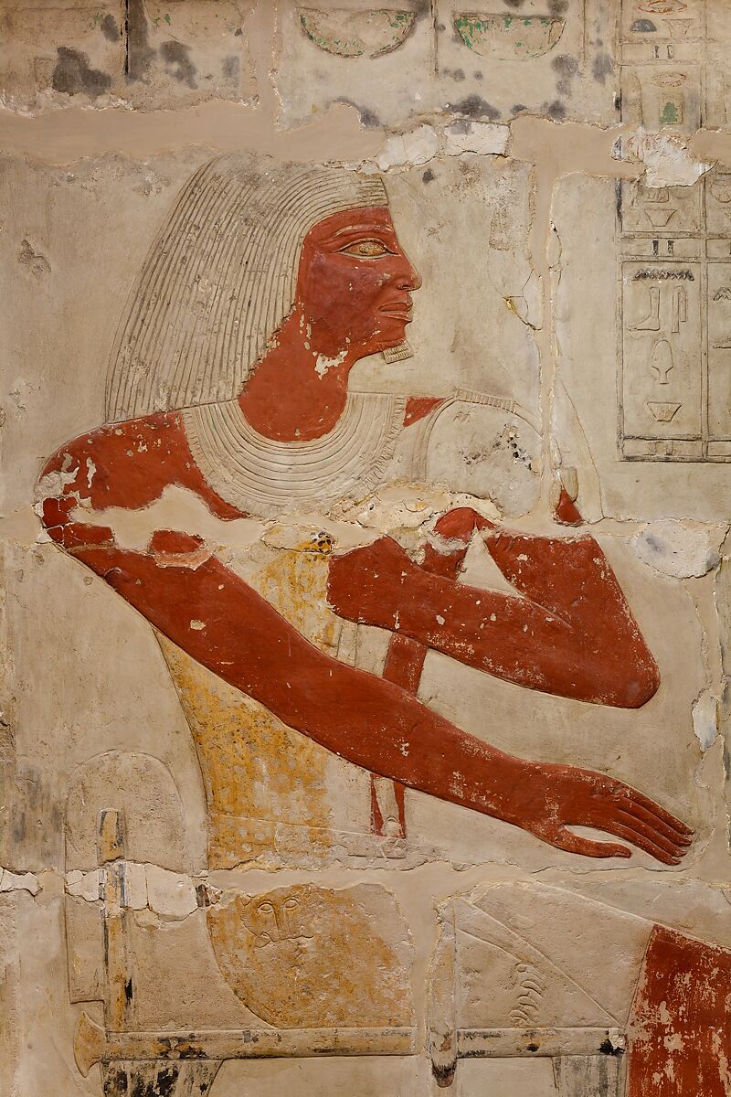 Mastaba Tomb of Perneb, Limestone, paint
