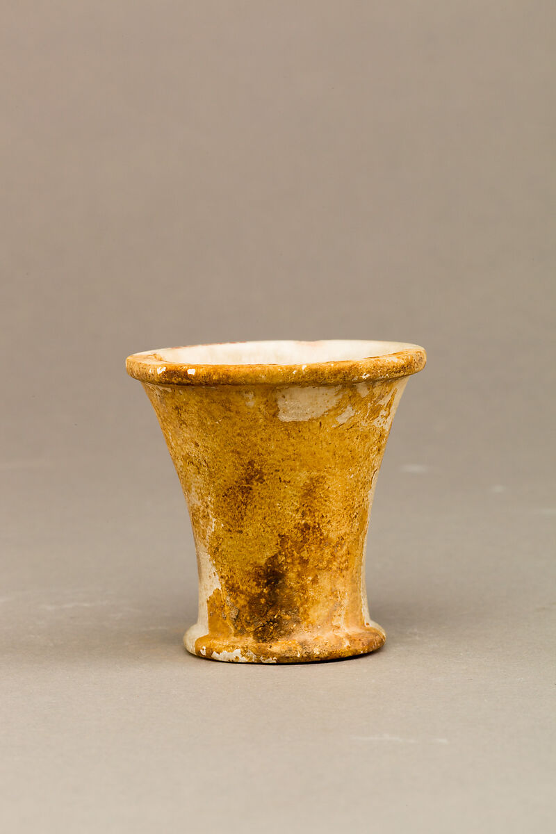 Ointment Jar, Travertine (Egyptian alabaster)