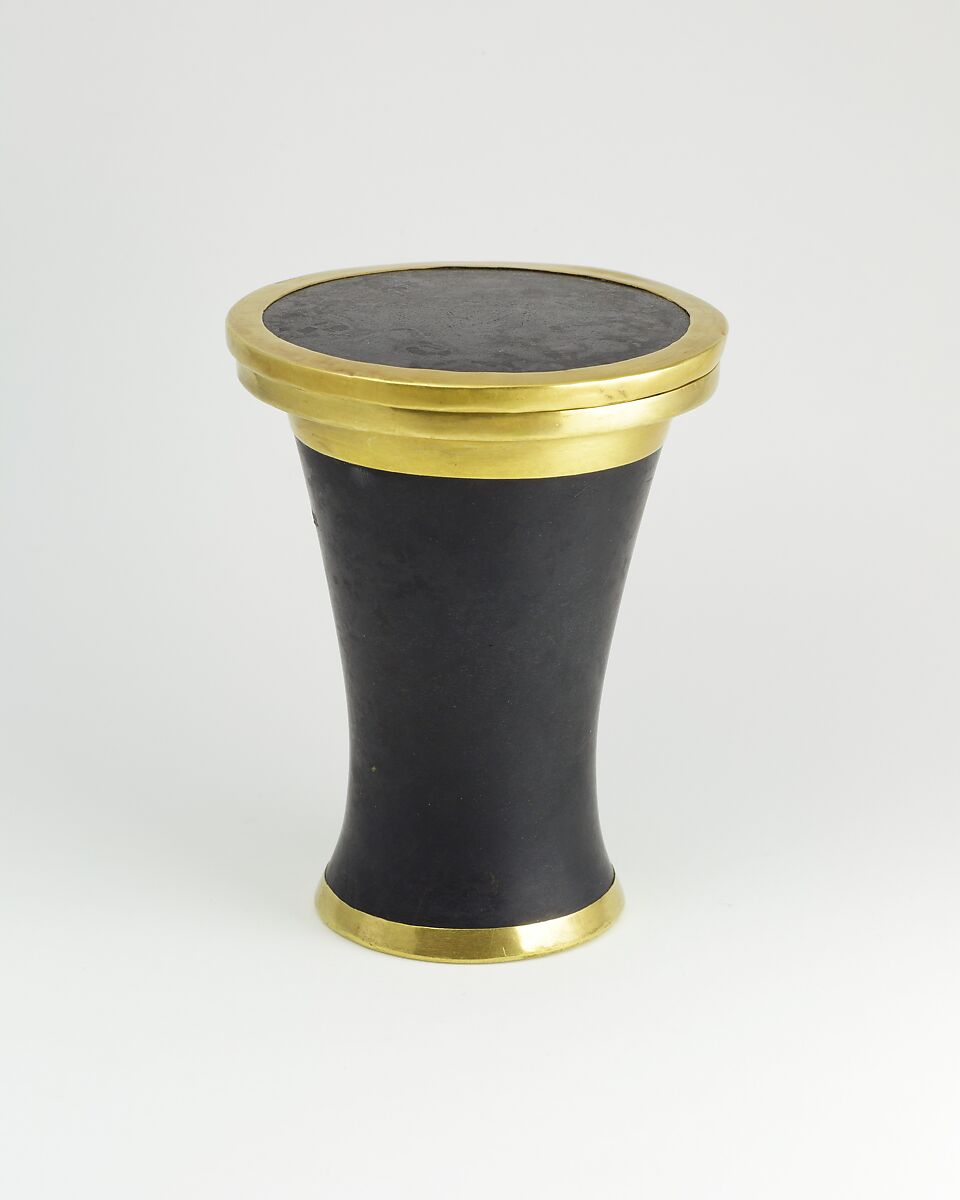 Ointment Jar of Sithathoryunet, Obsidian, gold 
