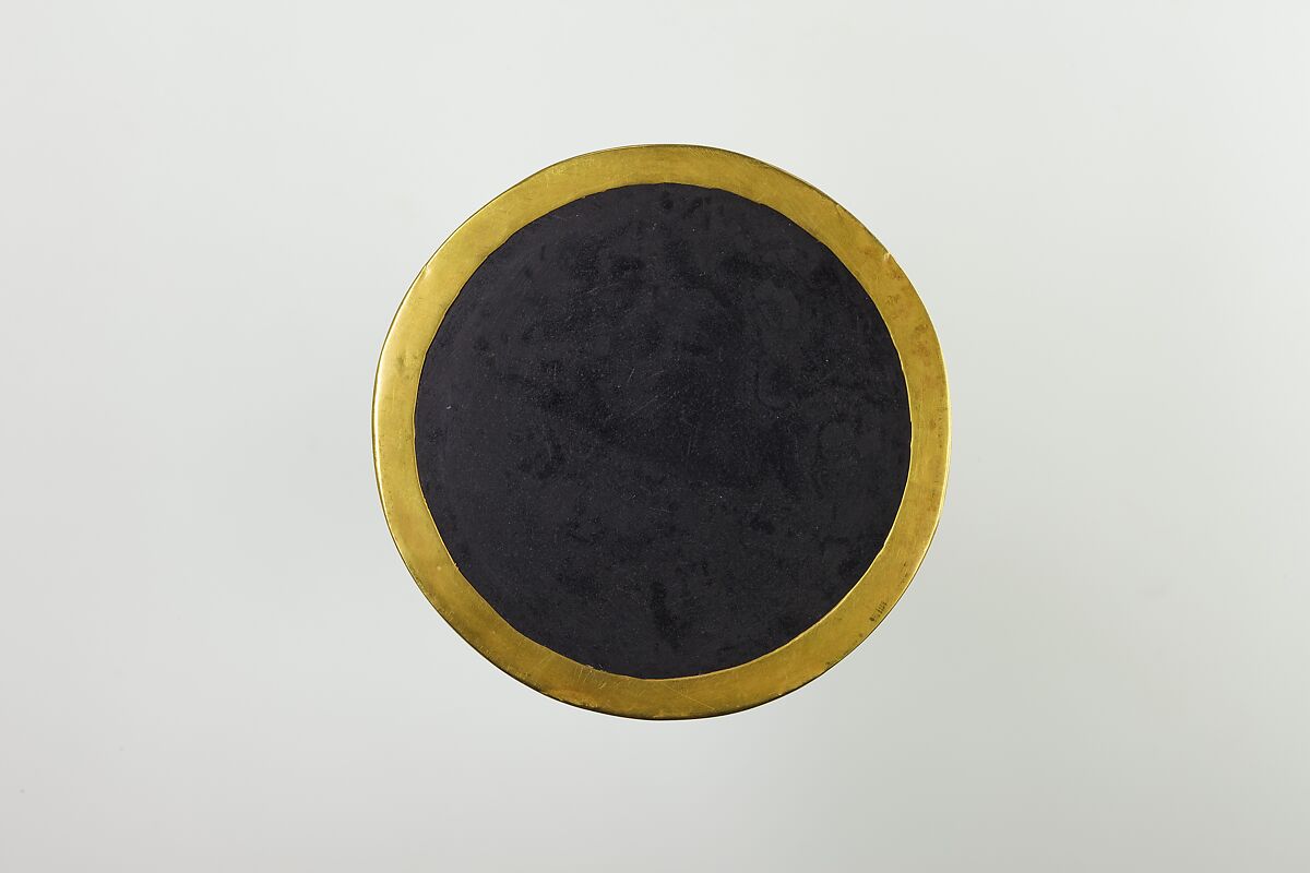 Ointment Jar of Sithathoryunet, Obsidian, gold