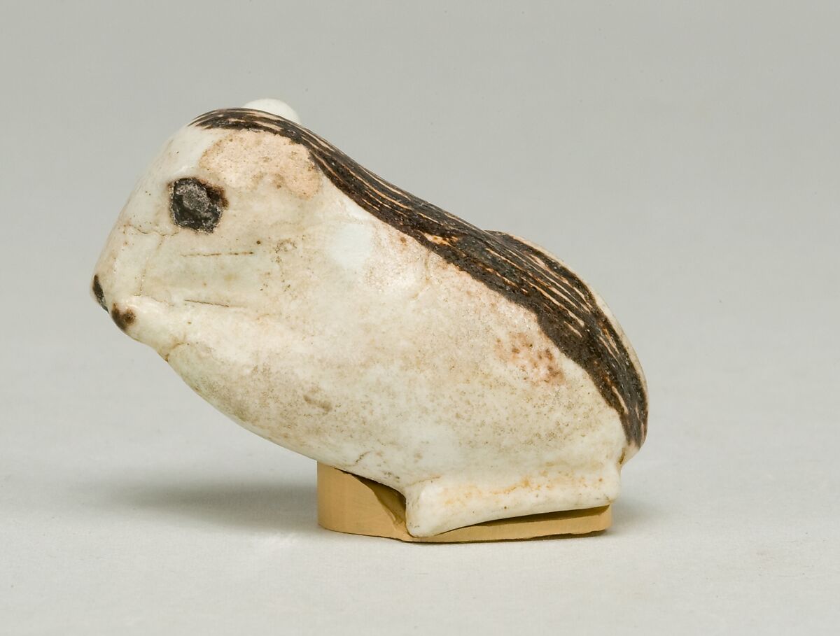 Jerboa figurine, Faience