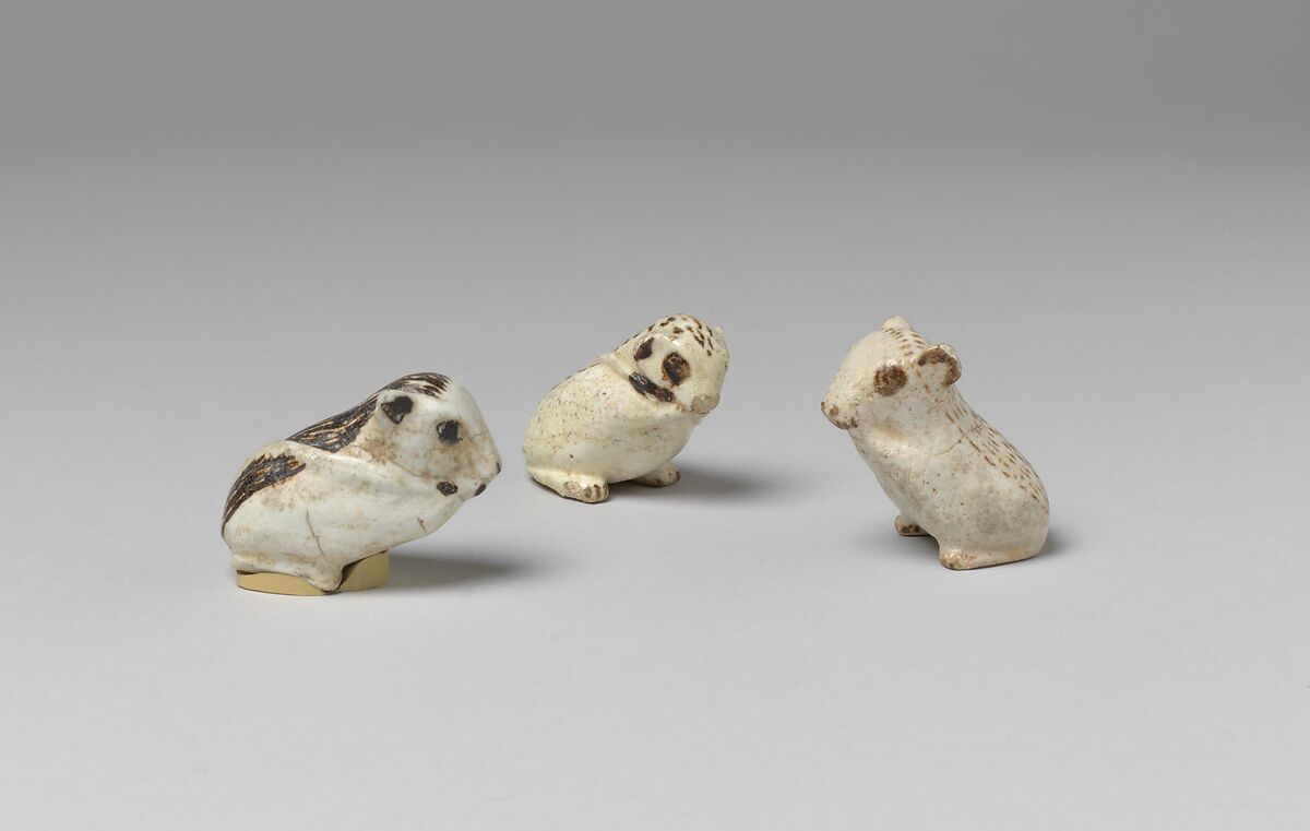 Jerboa figurine, Faience