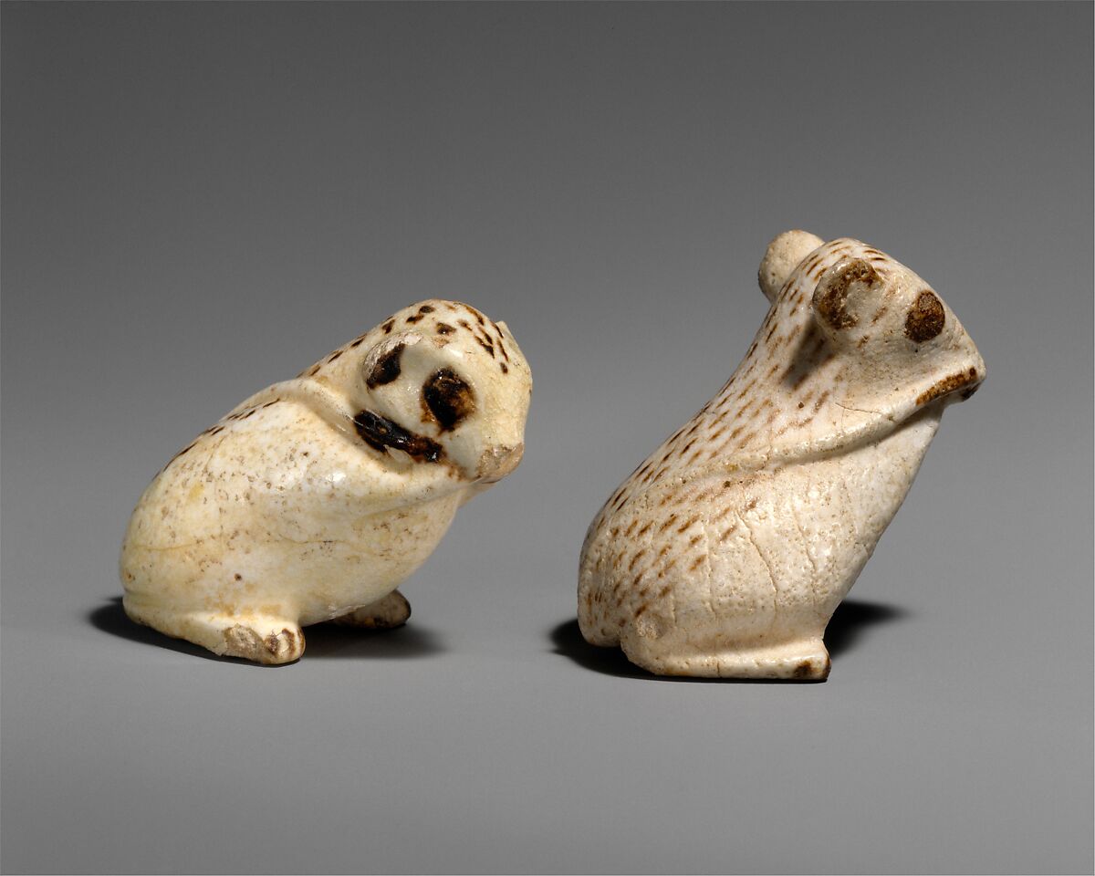 Jerboa figurine, Faience