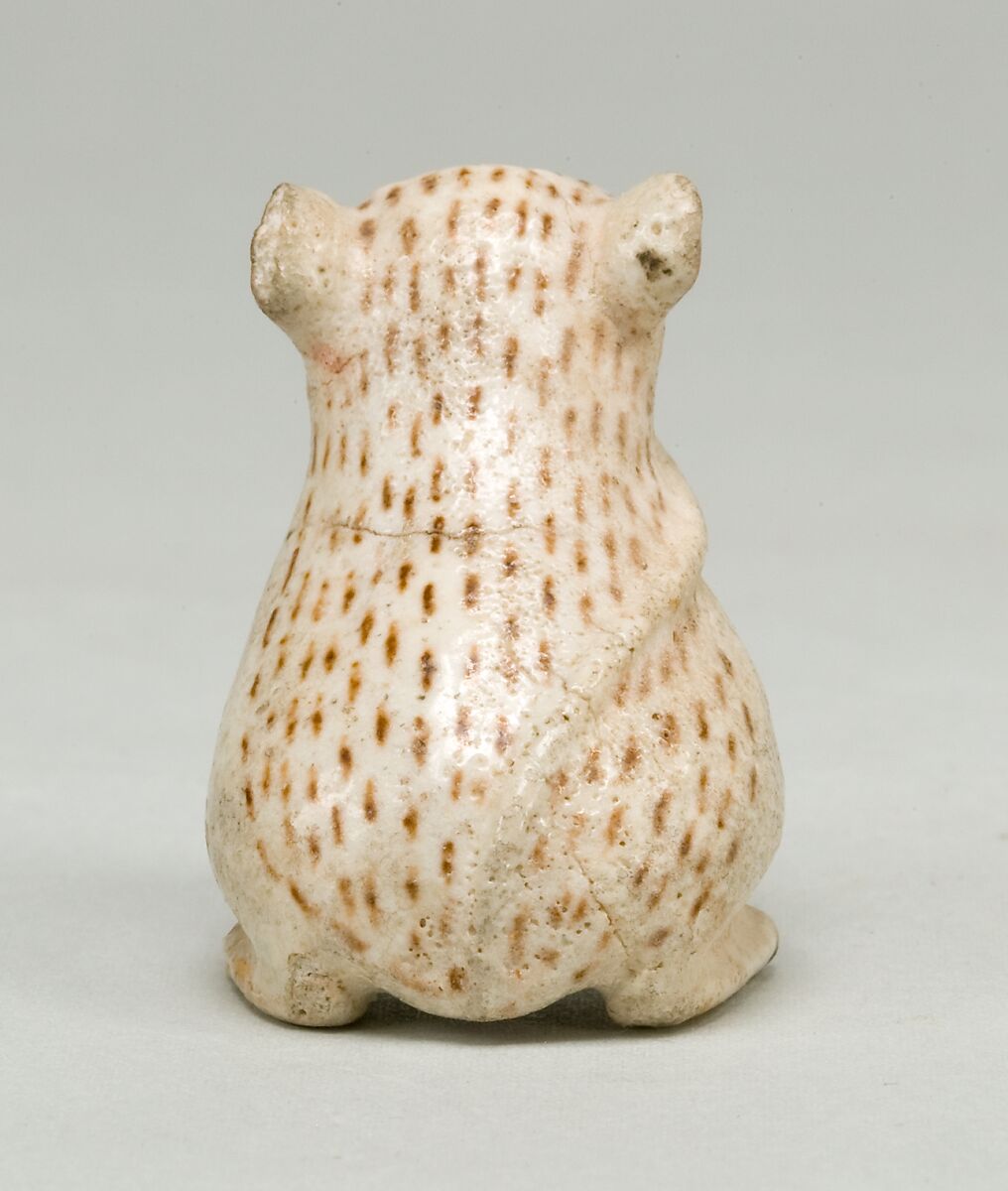 Jerboa figurine, Faience