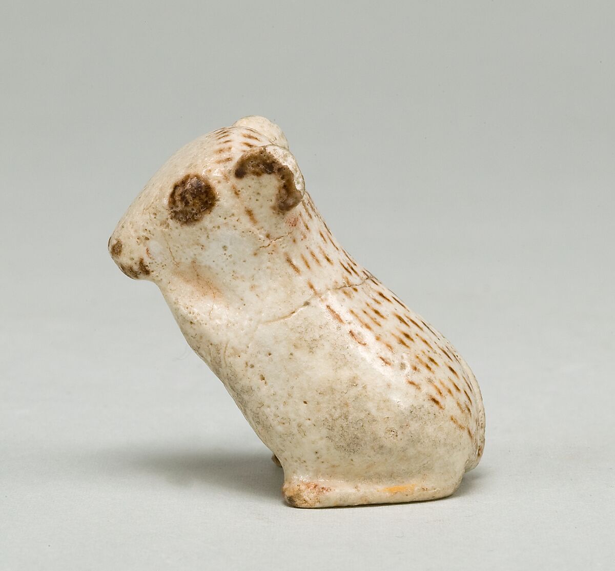 Jerboa figurine, Faience