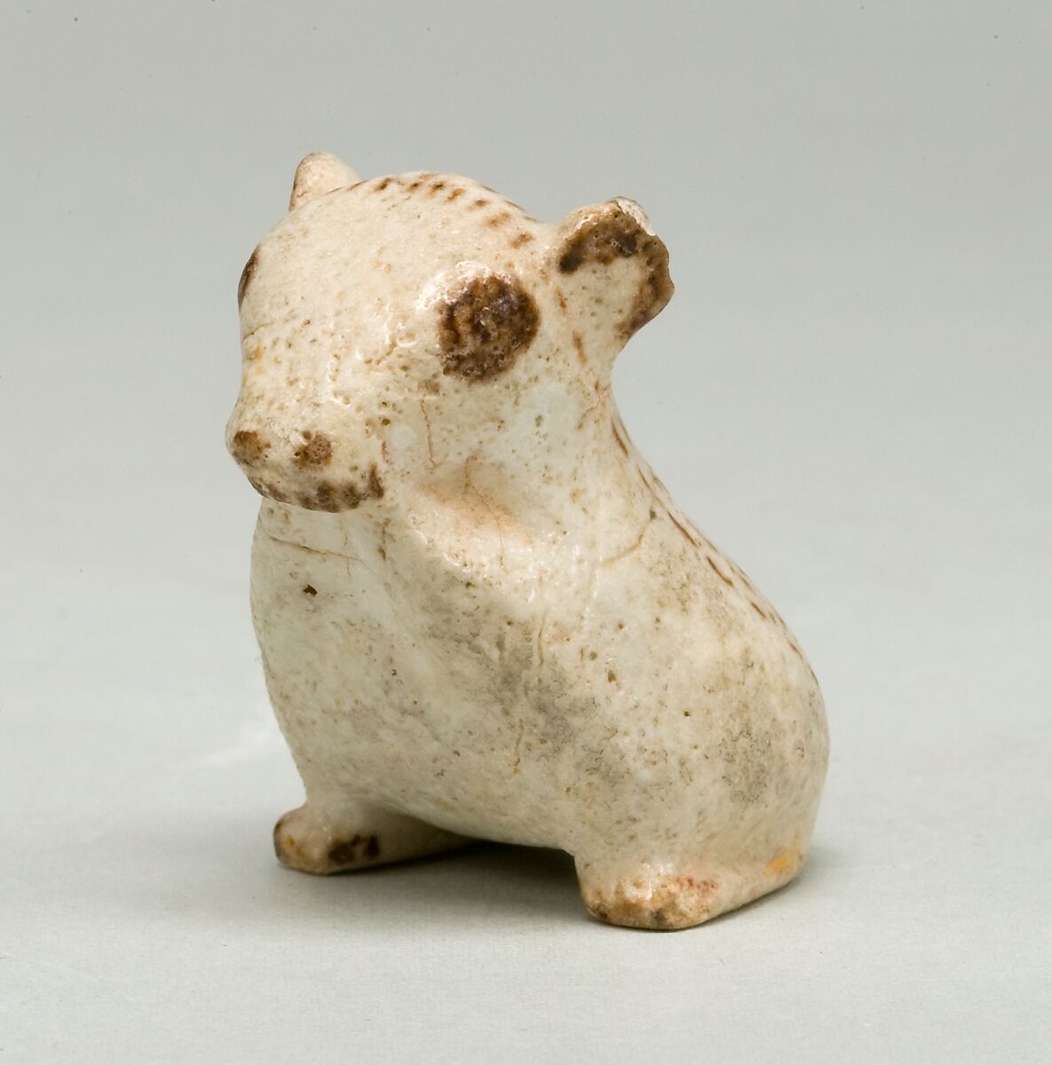 Jerboa figurine, Faience 