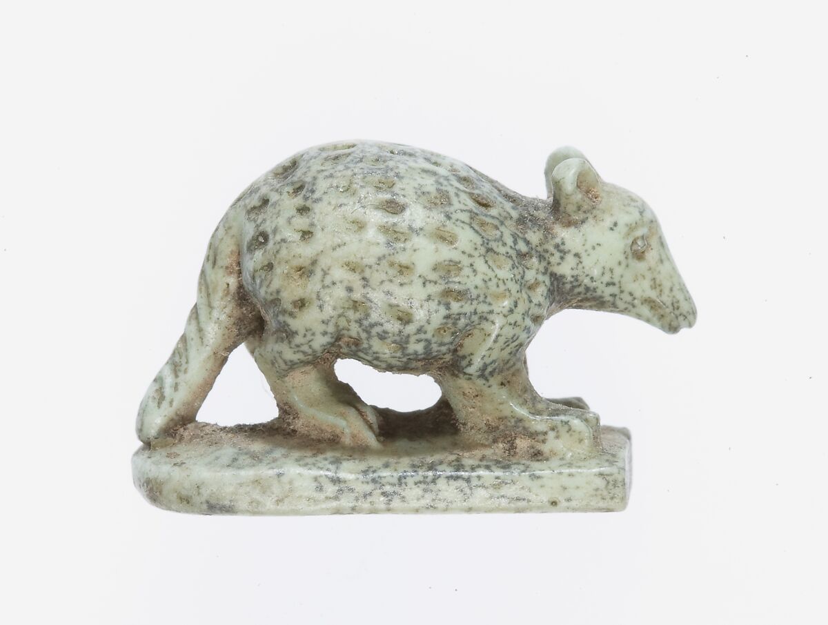 Genet Amulet, Faience