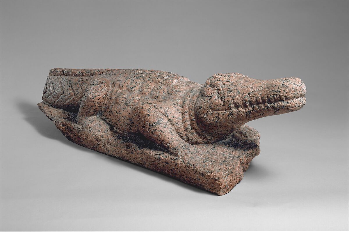 Crocodile statue, Granite