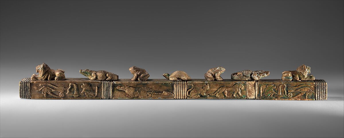 Apotropaic rod, Glazed steatite