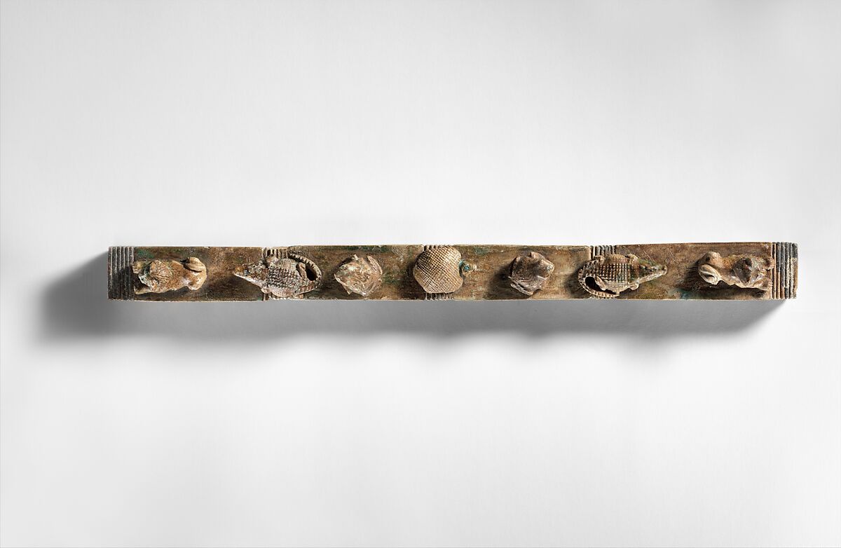 Apotropaic rod, Glazed steatite
