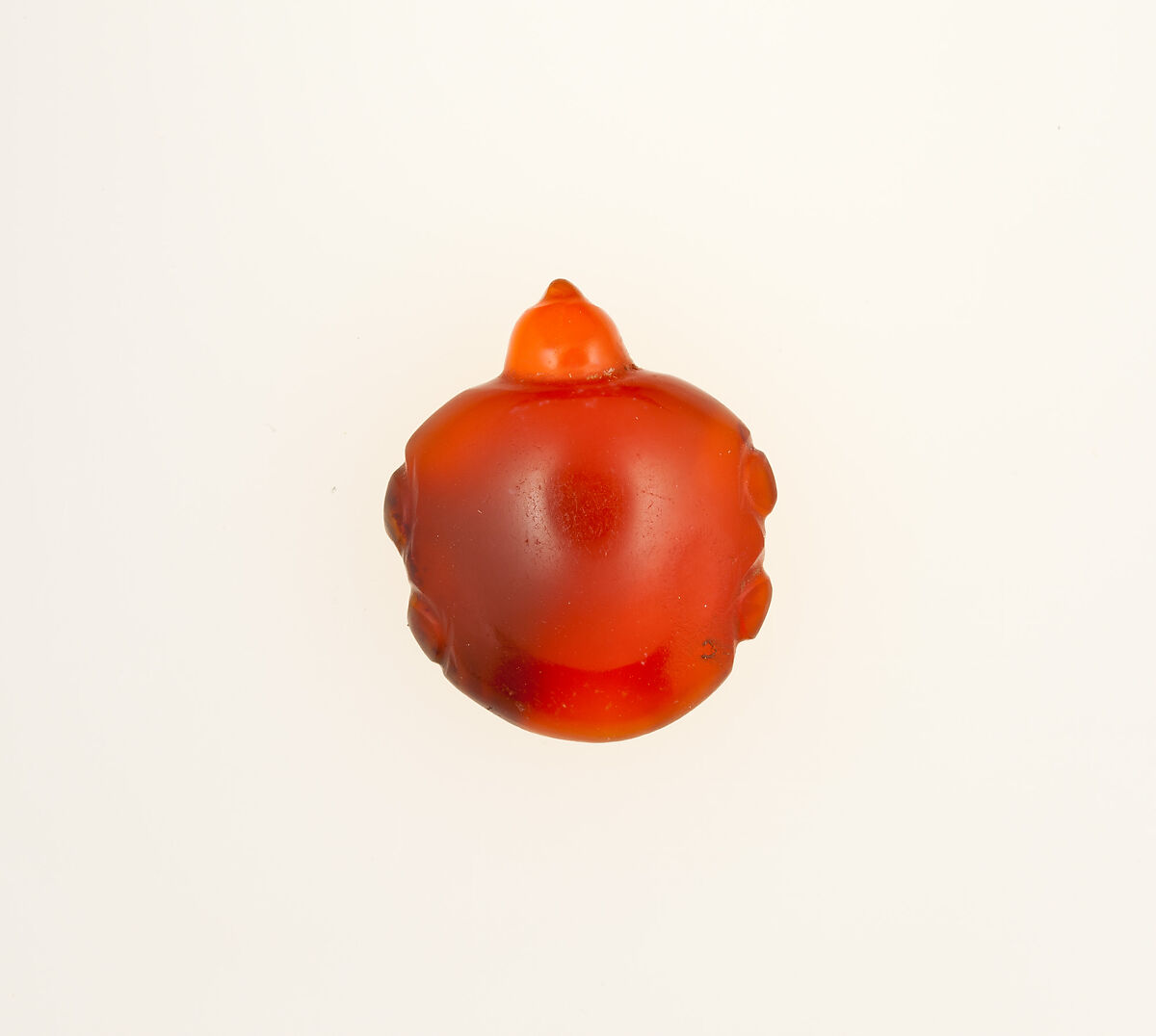 Turtle amulet, Carnelian