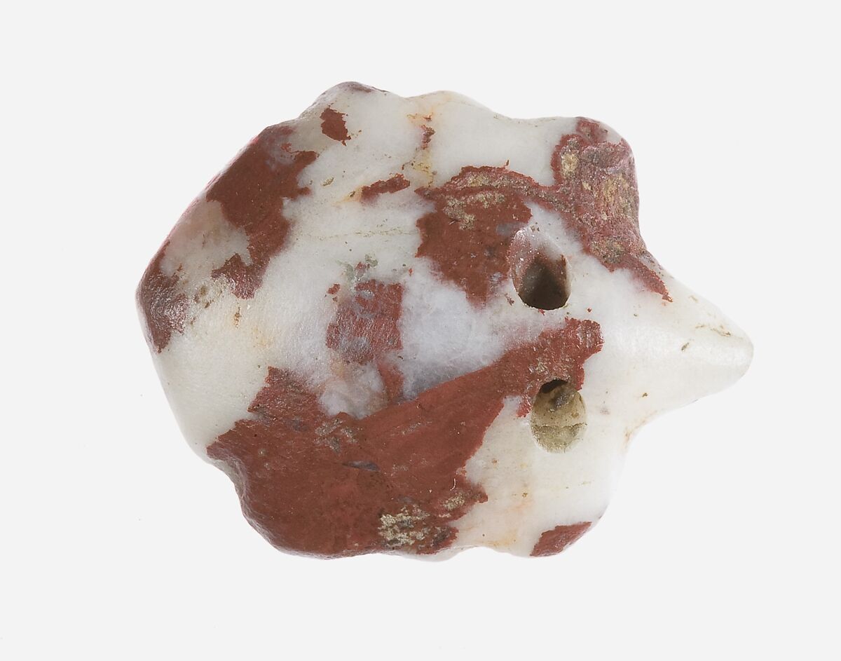 Turtle amulet, Quartz and hematite