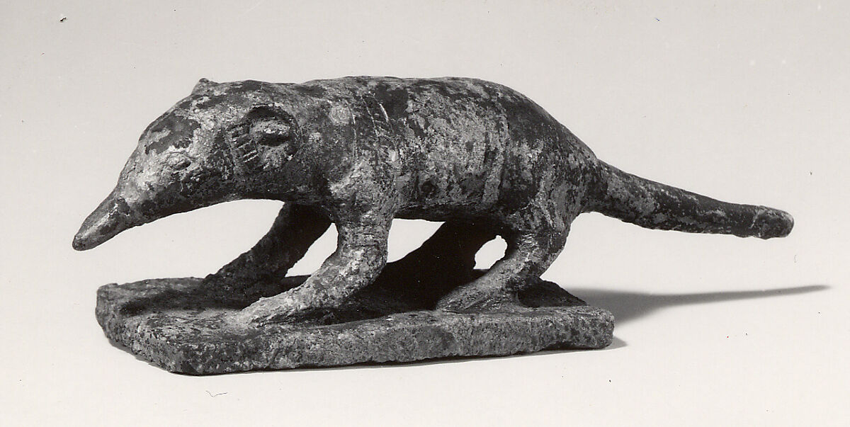 Figure of a Shrew, Cupreous metal