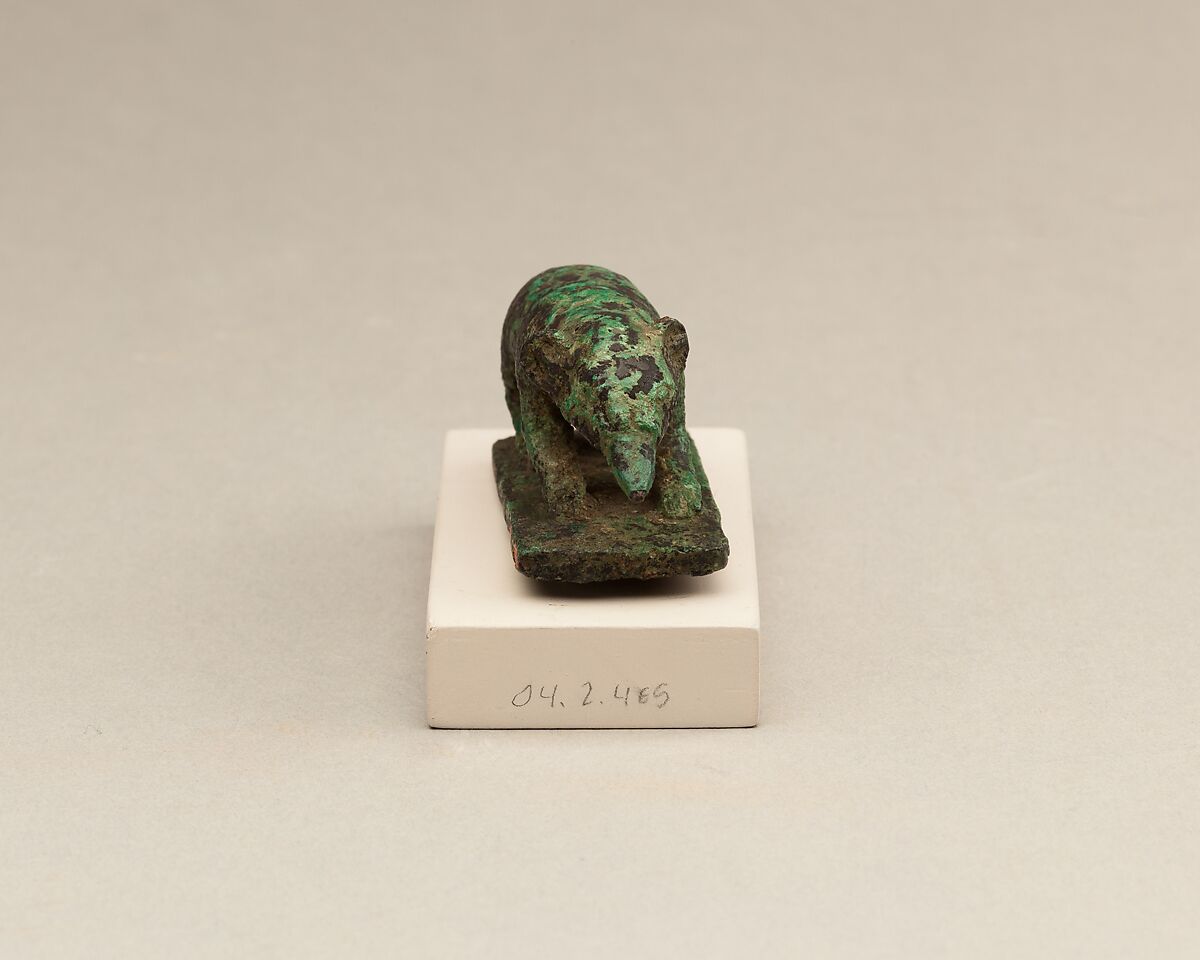 Figure of a Shrew, Cupreous metal