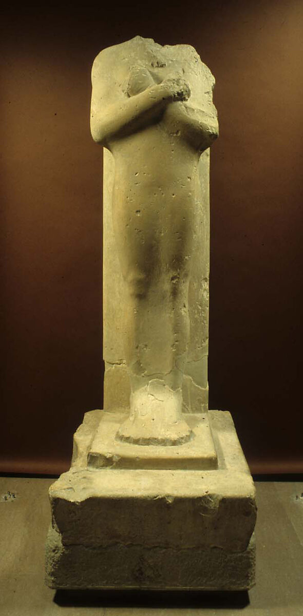 Osiride statue of Senwosret I, Limestone 