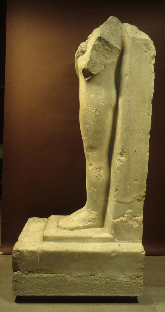 Osiride statue of Senwosret I, Limestone