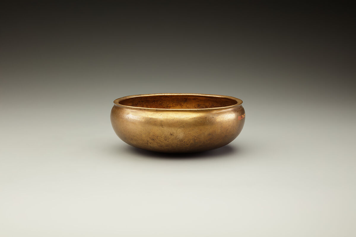 One of five bowls, Bronze or copper alloy