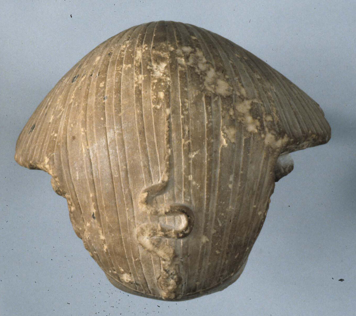 Head of a King, possibly Amememhat IV, Limestone