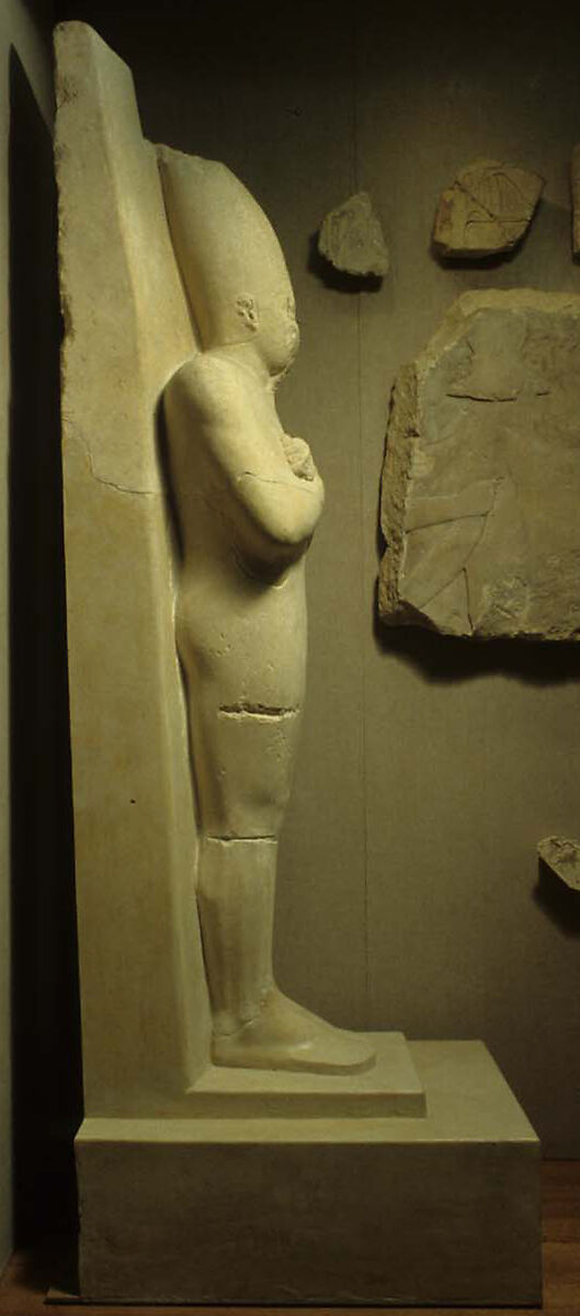 Osiride statue of Senwosret I, Limestone 