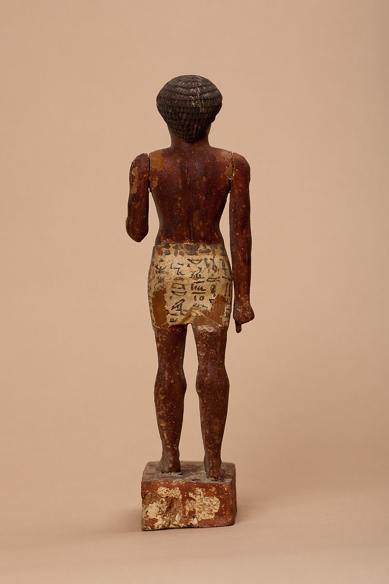 Statuette of Merer, Wood, paint
Gesso