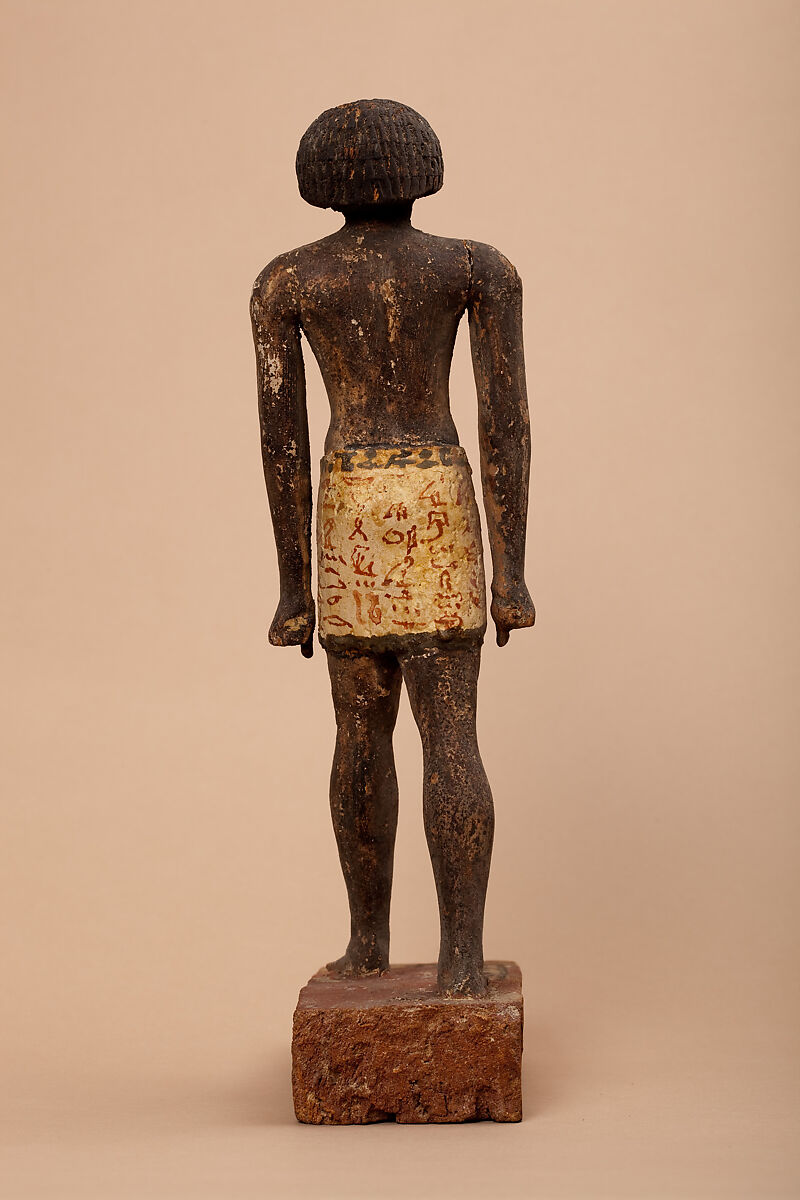 Statuette of Merer, Wood, paint