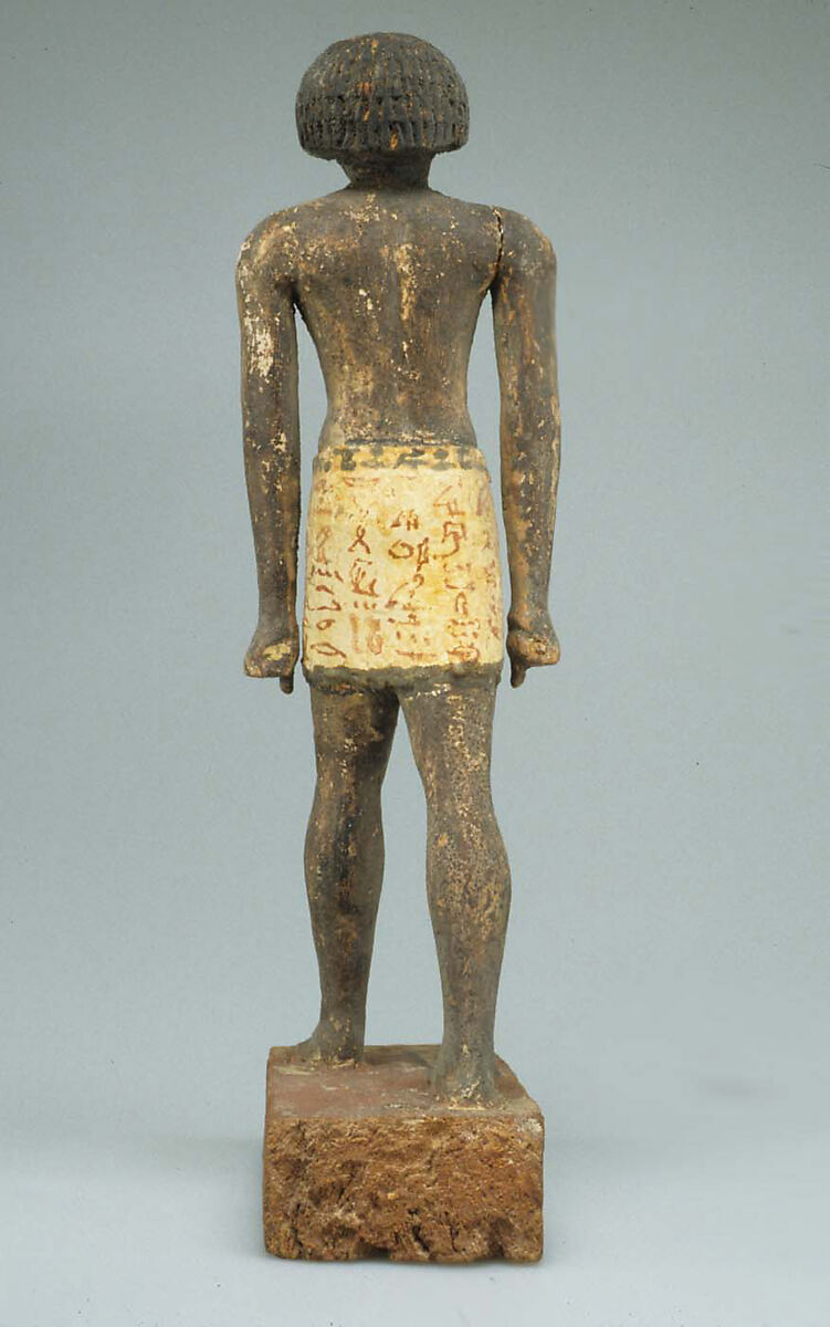Statuette of Merer, Wood, paint