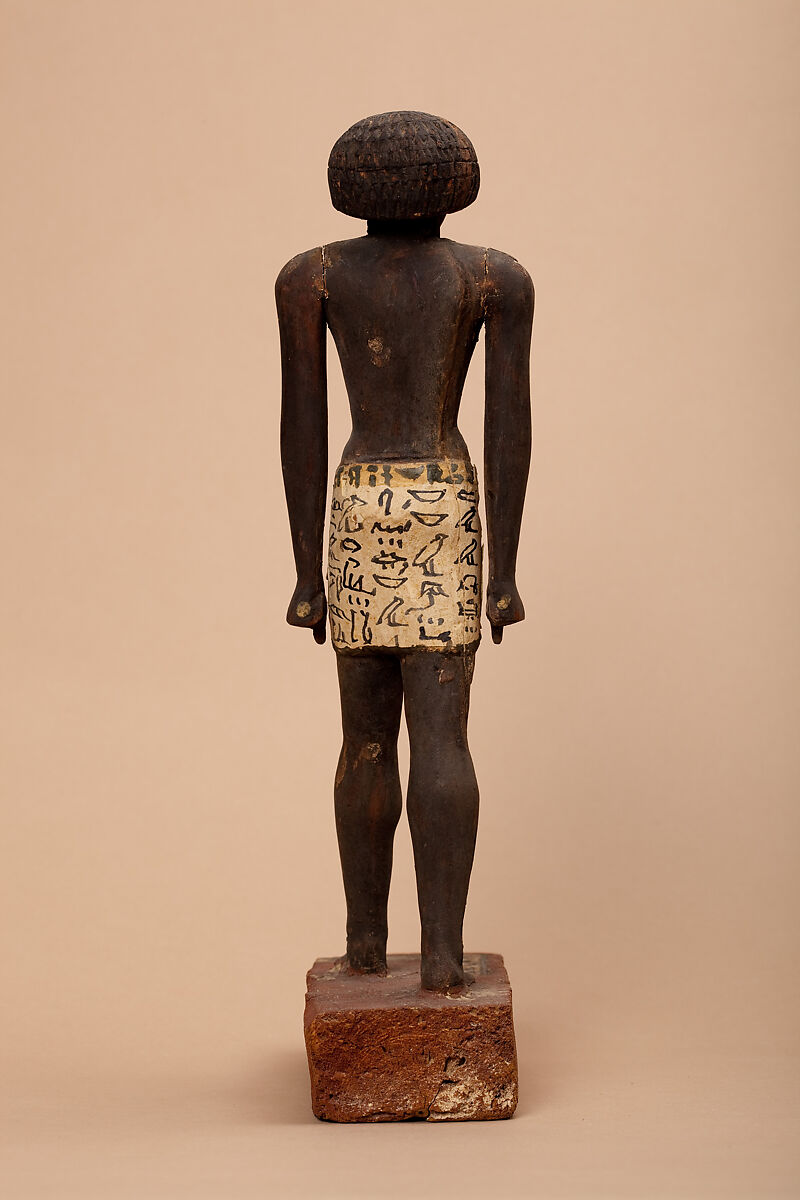 Statuette of Merer, Wood, paint
Gesso