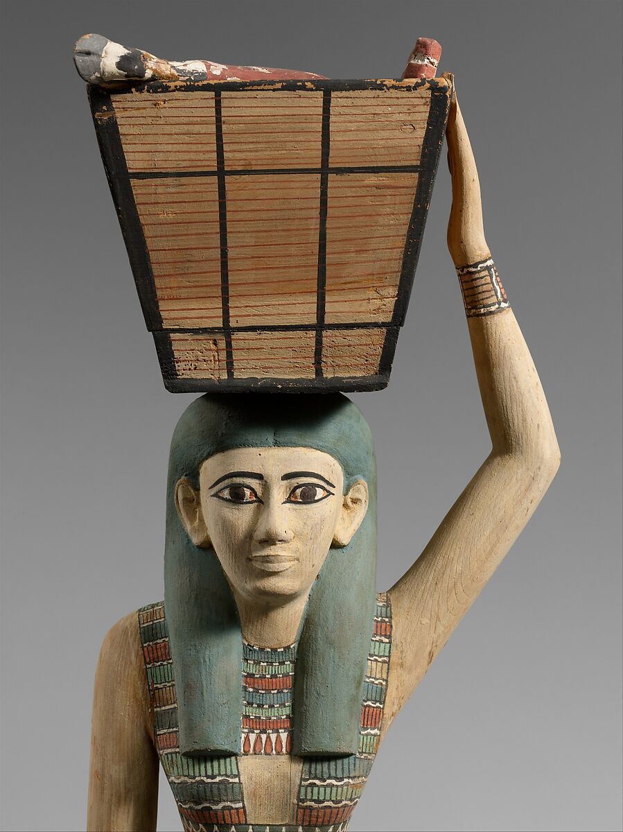 Estate Figure, Wood, gesso, paint