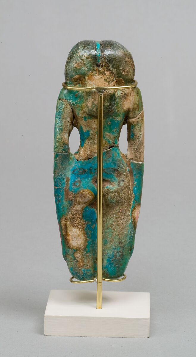Female Figure, Faience, paint