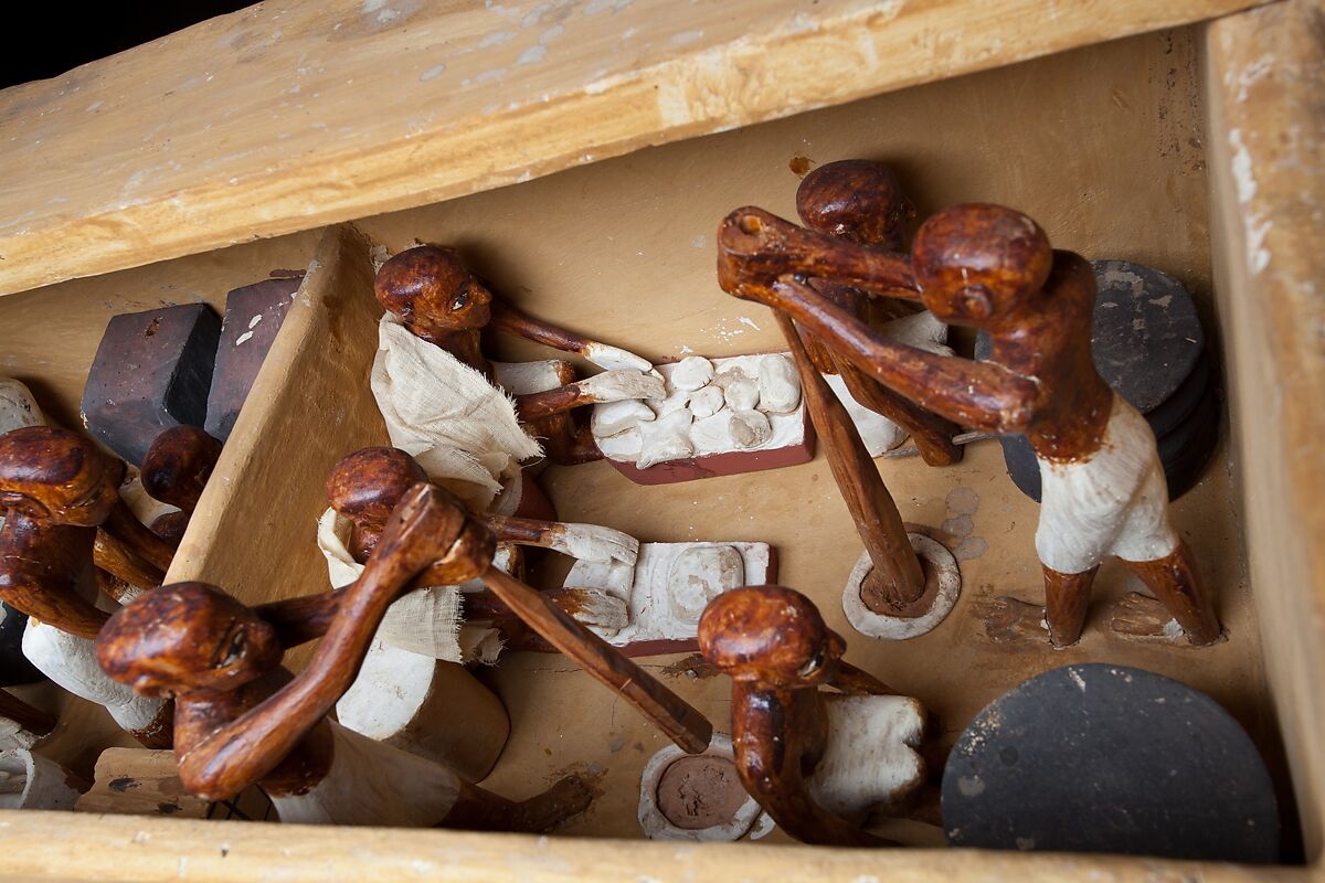 Model Bakery and Brewery from the Tomb of Meketre, Wood, gesso, paint, linen